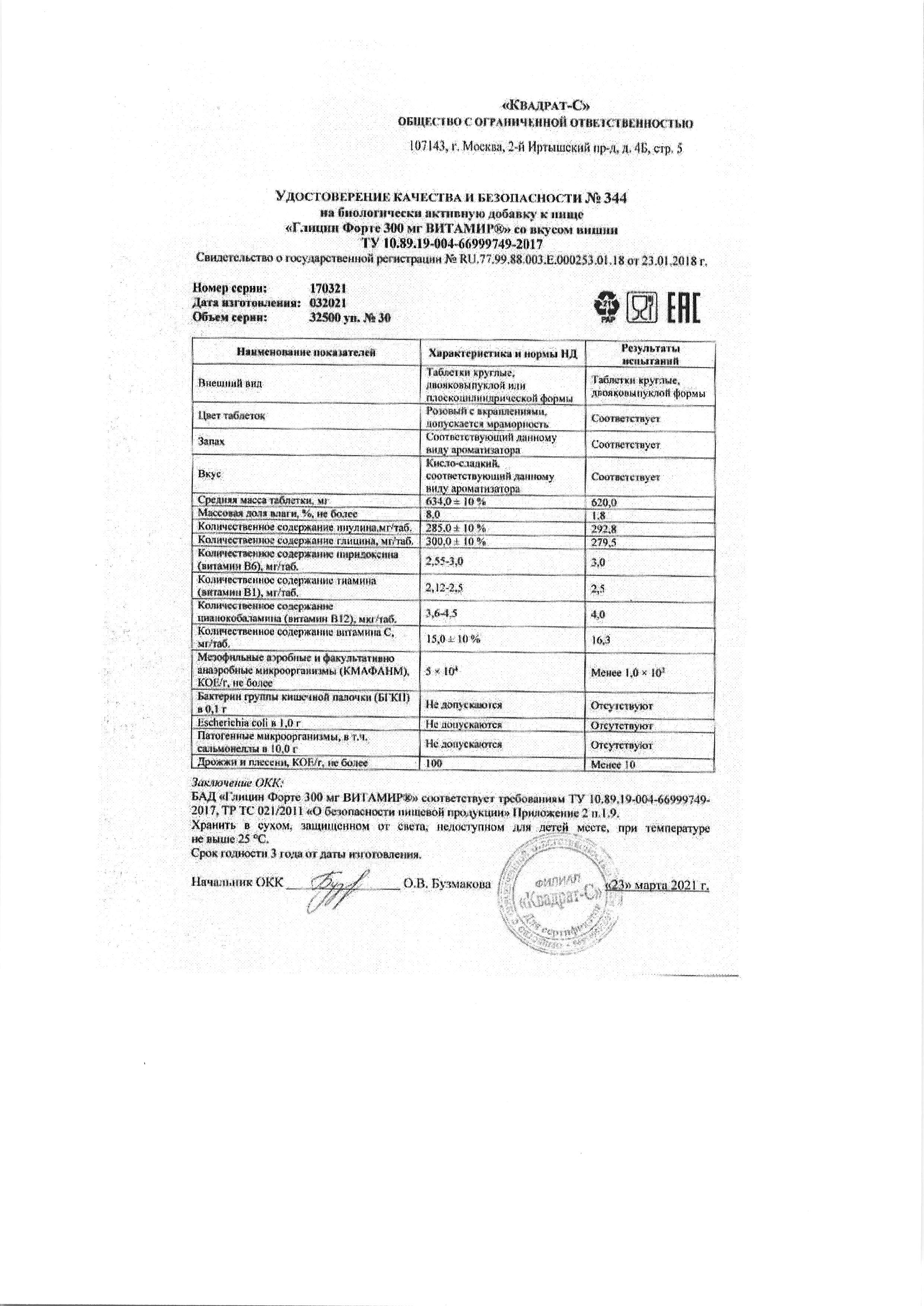Паспорт №032021